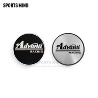 4PCS/Lot  60MM Car Wheel Center Hub Caps for Advanti  RACING Emblem  Wheel Center Cap label car styling accessories