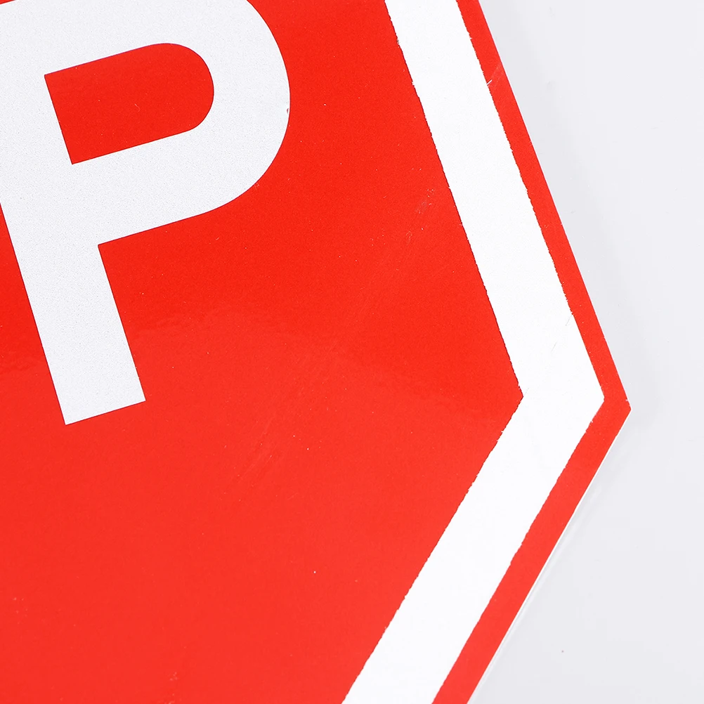

30X30Cm Stop Traffic Sign Premium Aluminum Red Octagon Road Safety Street Sign For Indoor Outdoor Use Vintage Cafe Decoration