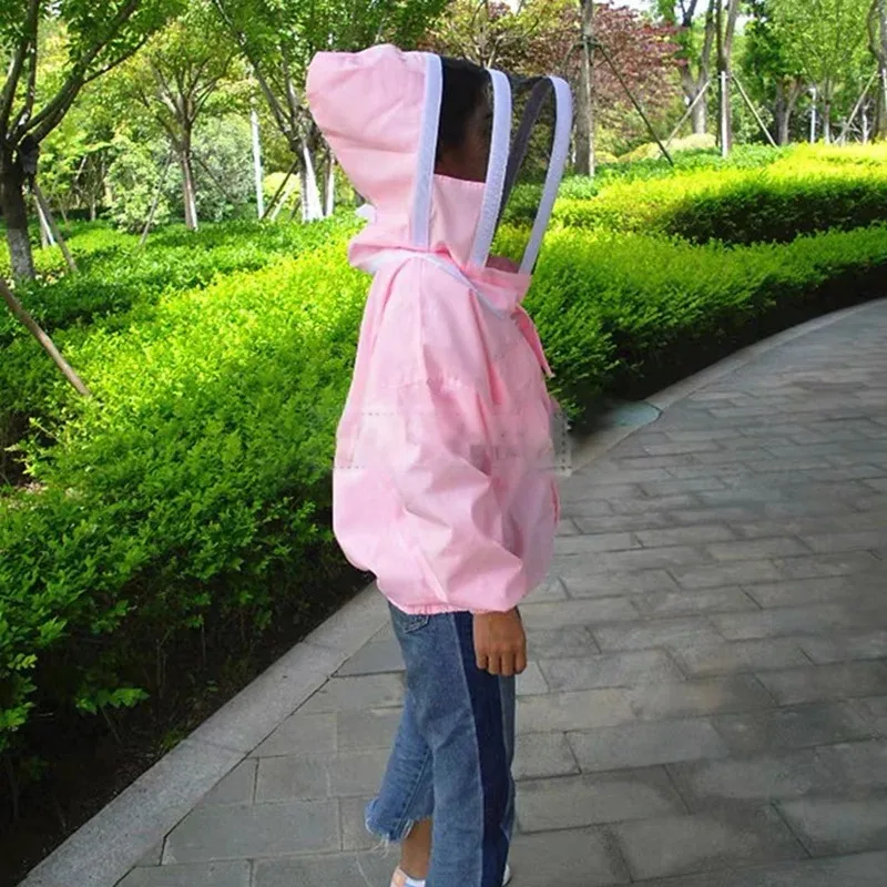 

1 комплект, женский костюм для пчеловодства, одежда для пчел, куртка для хранения пчел, розовый детский костюм для пчел, оборудование для пчеловода, инструменты для пчеловодства