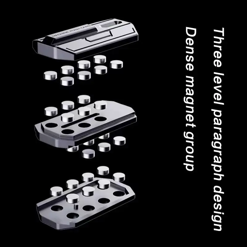 磁気プッシュスライダー 3 段階強力な強度金属 EDC ハンドスピナーそわそわおもちゃ自閉症感覚おもちゃ ADHD 不安ストレスリリーフ