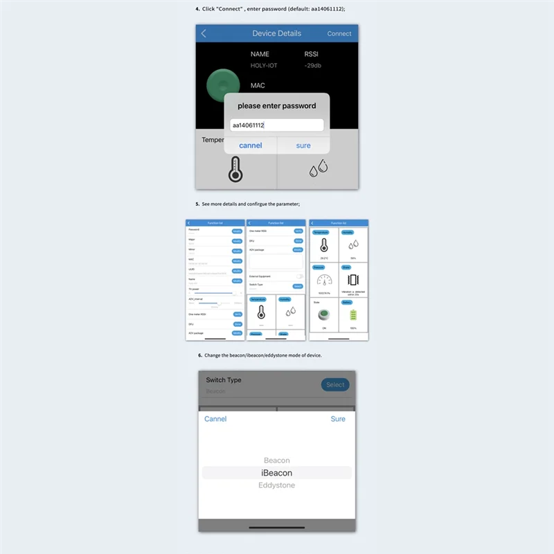 

M01K 1 шт. NRF52810 Модуль с низким энергопотреблением ABS маяк для внутреннего позиционирования, белый, 41,5 х 31,5 х 10 мм