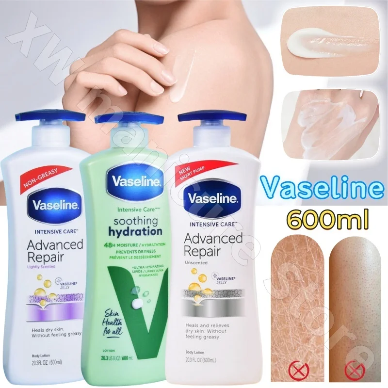 

Vaseline Body Lotion Repair Moisturizing Moisturizing Moisturizing Whole Body Lotion Long-lasting Fragrance 600ml