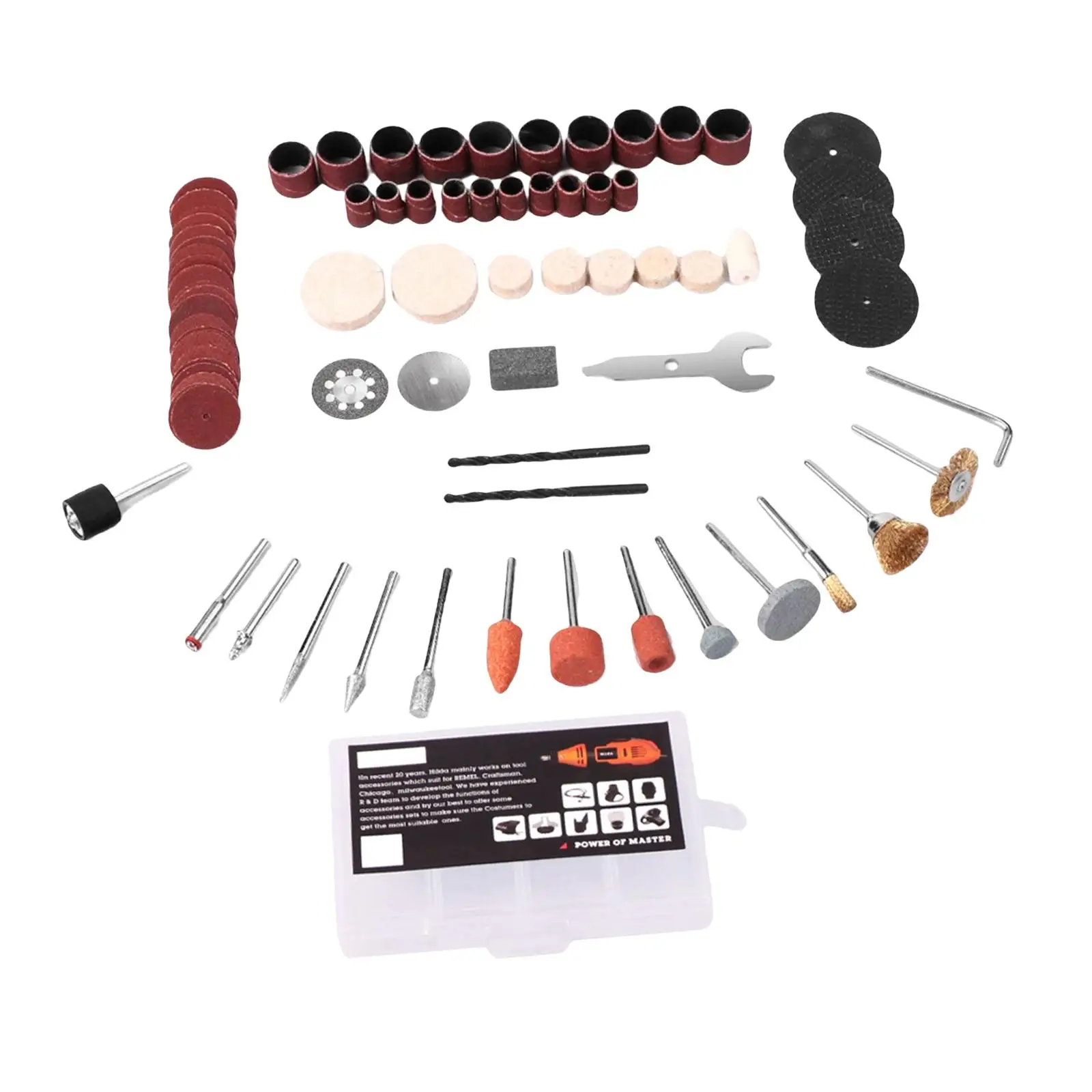 

Набор сверл 92 шт. для резки, шлифовки, зачистки, сверления, резьбы, гравировки и полировки, электрическая шлифовальная головка для стекла