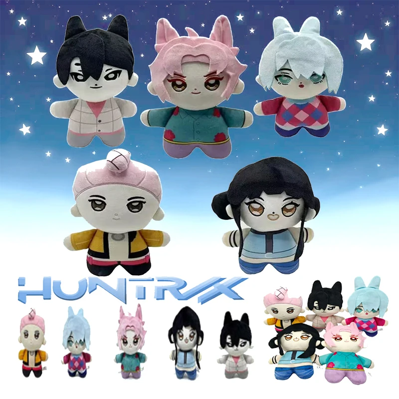 شيطان الصيادين ألعاب من نسيج مخملي شيطان الصيادين Kpop اكسسوارات لعبة رومي ميرا زوي بلوشي دمية K-Pop شيطان الصيادين المشجعين هدية عيد ميلاد #1