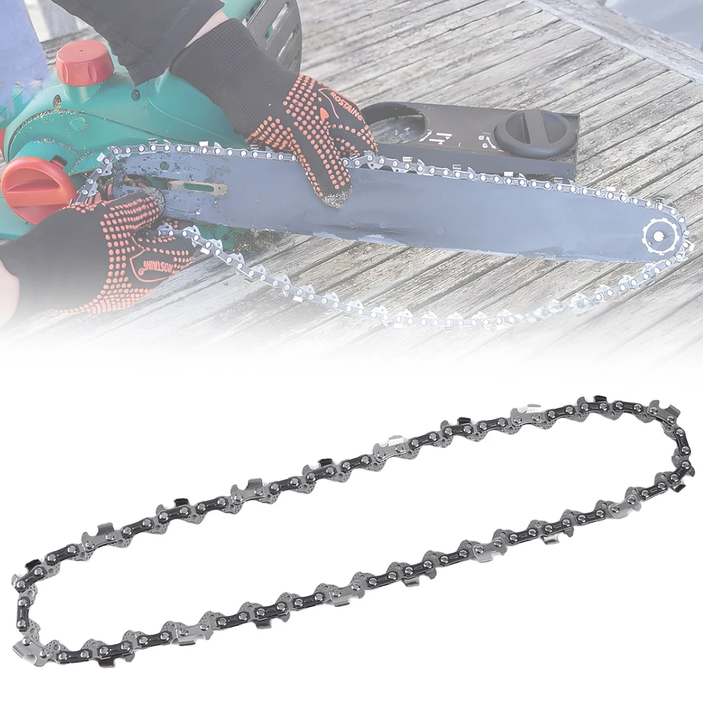 

10 Inch Mini Steel Chainsaw Chain 40 Drive Links Replacement Chainsaw Saw Chain Electric Chainsaw Chain for Wood Branch Cutting