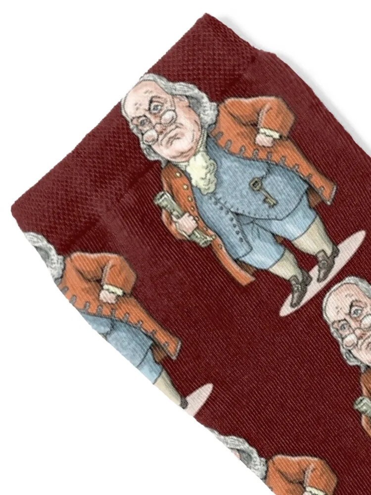 Benjamin Franklin Socks Soccer Sports crazy Socks Women's Men's