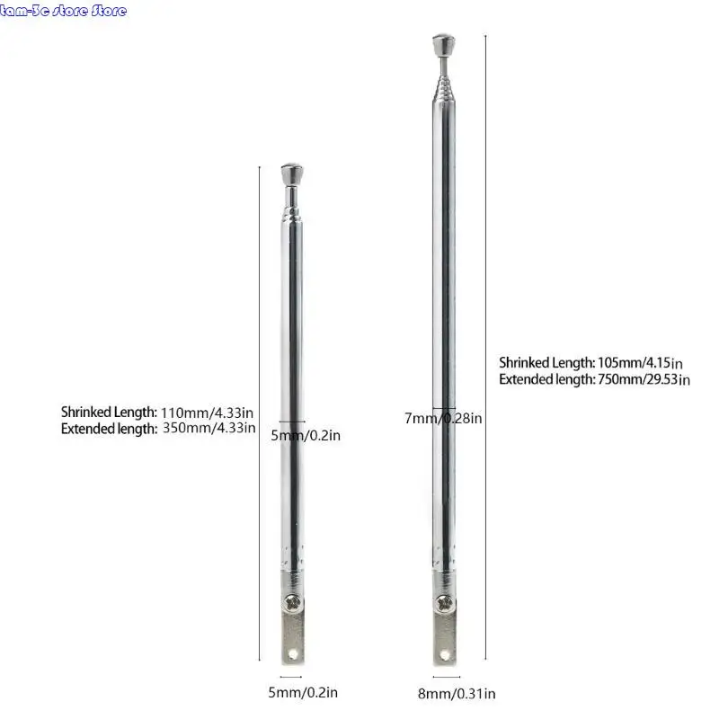 D0UA拡張可能なアンテナレシーバーコネクタラジオテレビアクセサリー用ユニバーサルエアリアル