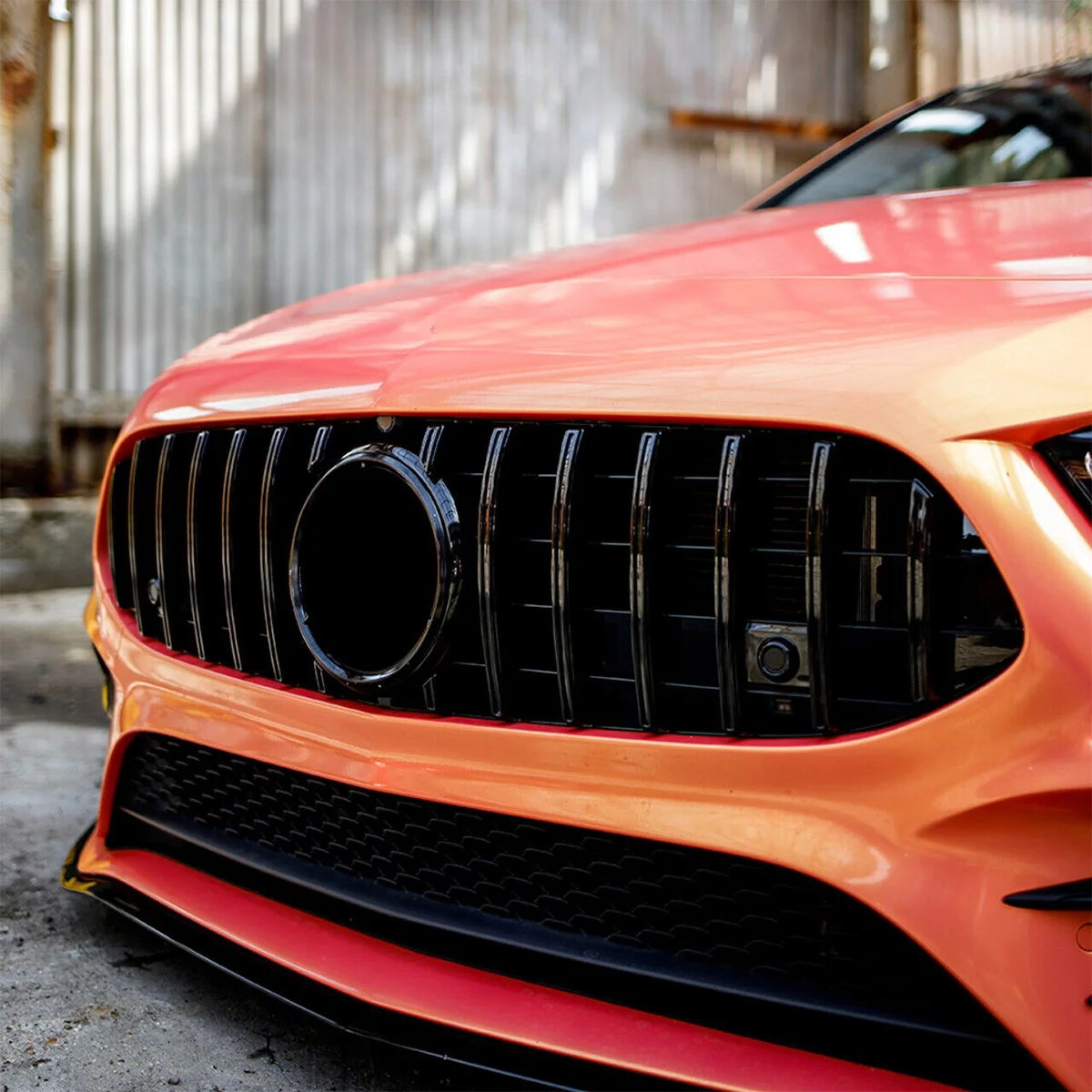 

Front Bumper Grille For Mercedes Benz A Class W177 A180 A200 A220 A250 A35 GT Style Car Front Mesh Grille Racing Grill 2019-2022