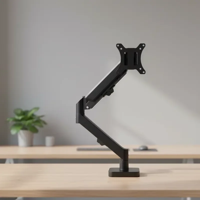 Ergofirst New Double Arm Steel Monitor Stand Mount with Max 32'' Screen Support and Desktop Mount