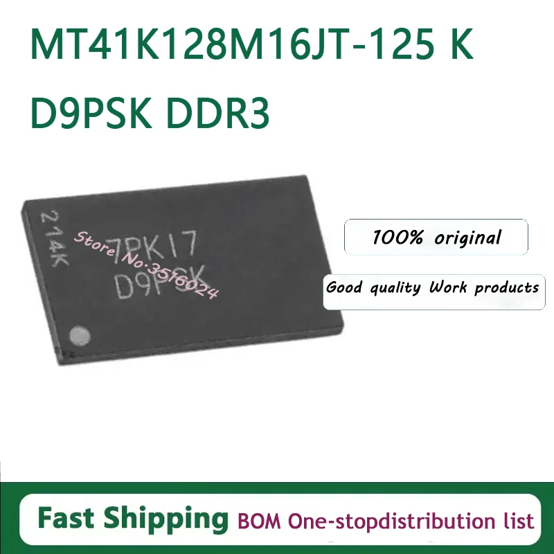 

10PCS/lot MT41K128M16JT-125 IT:K D9PSK DDR3 MT41K128M16JT-125 100% NEW