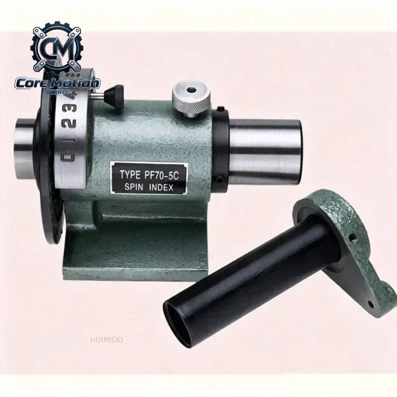 PF70-5C Simple Indexing Head Fast Aliquot Drilling and Milling Machine Can Be Connected To Chuck