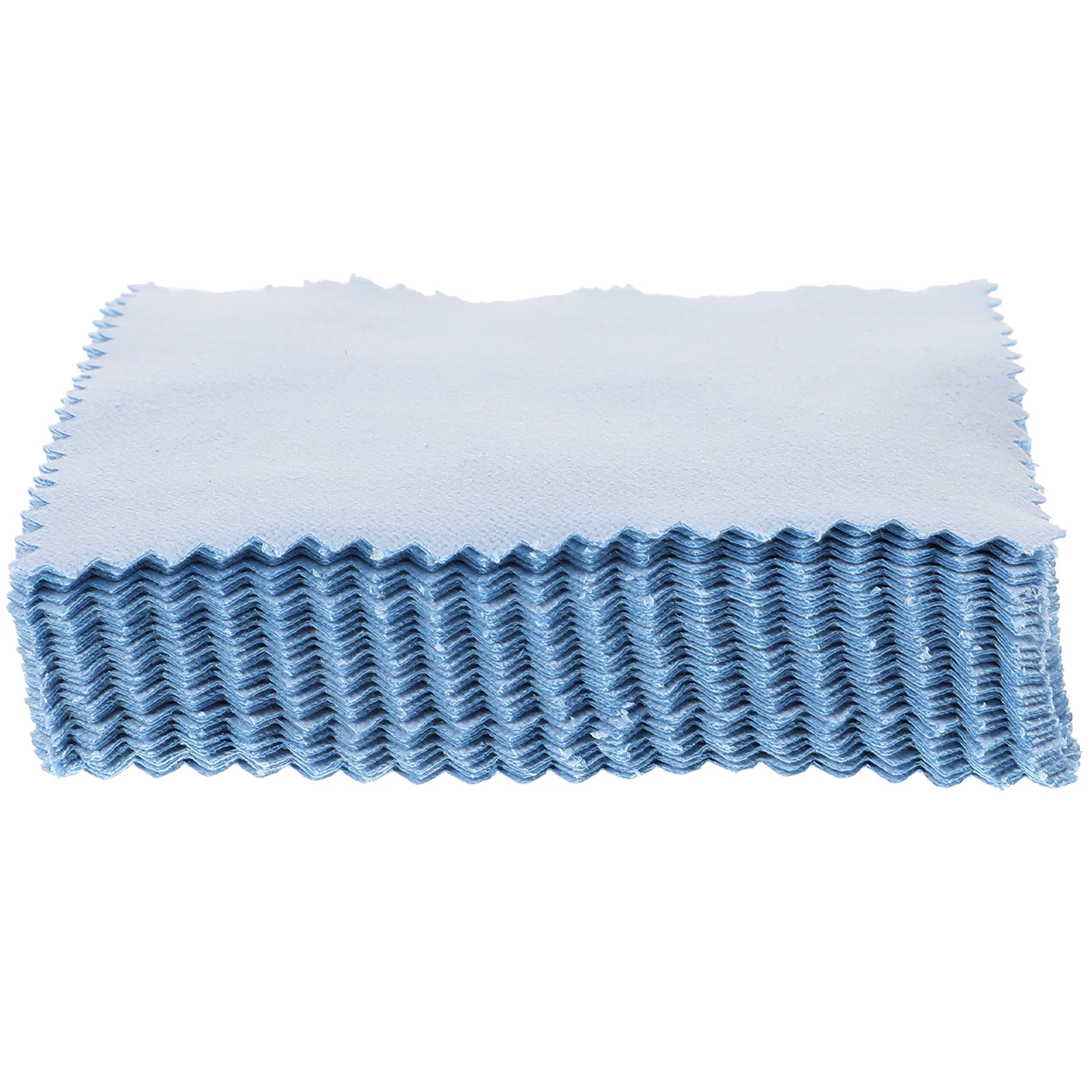 30 قطعة قماش تلميع الفضة المركب على الوجهين خالية من الخدش مسح لخواتم المعلقات وأدوات ديكور المنزل الفضي #1