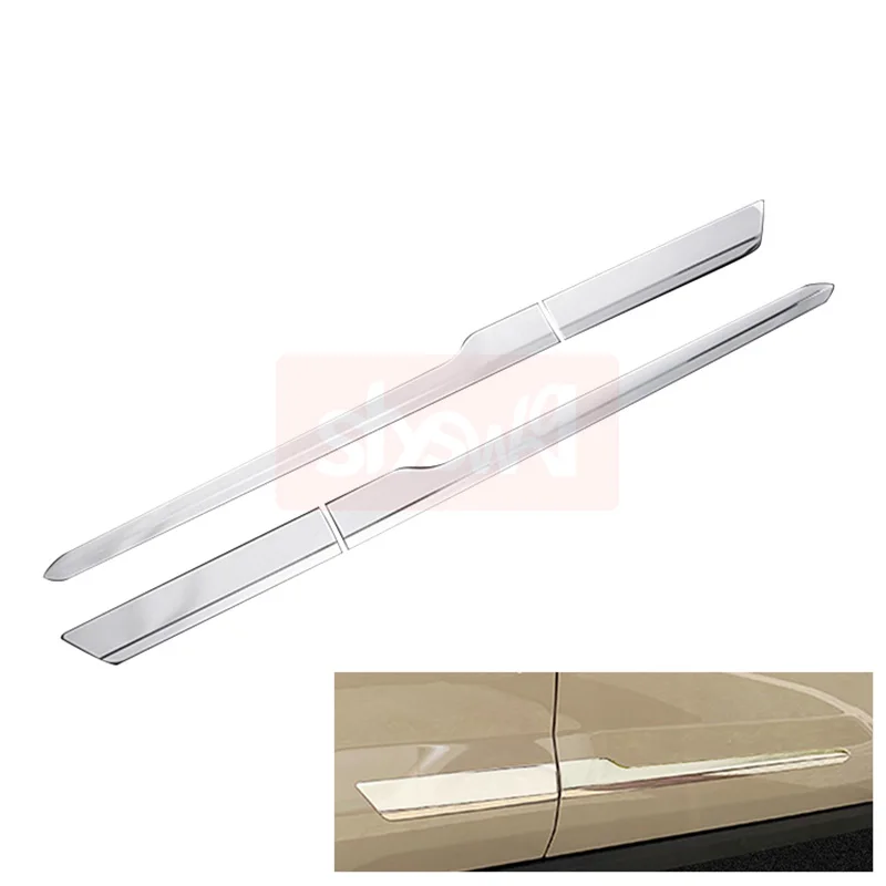 4Pcs Stainless Steel Exterior Accessories for Toyota Raize A200A Modified RAIZE A210A Body Door Panel Side Trim New Car Styling