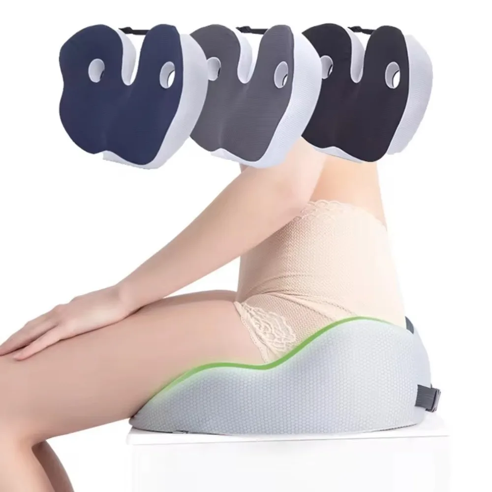 Durable Reduce Fatigue Memory Foam Sit Cushion Sitting Tailbone Sciatica Comfortable Chair Pad Soft Pain Relief Cushion