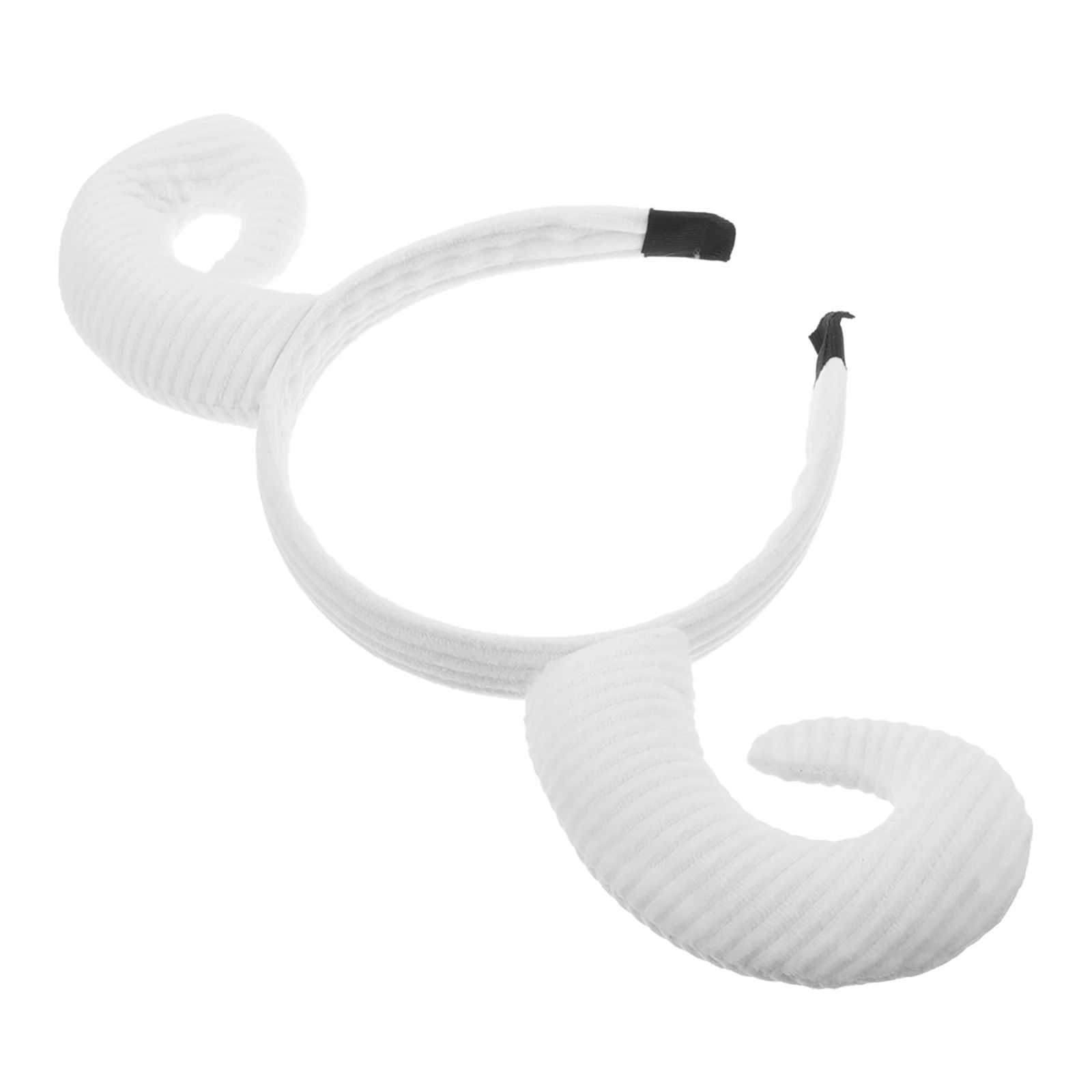 

Sheep Horn Headb Halloween Costume Women White Cotton Hair Accessories Cartoon Animal cosplay horns headb