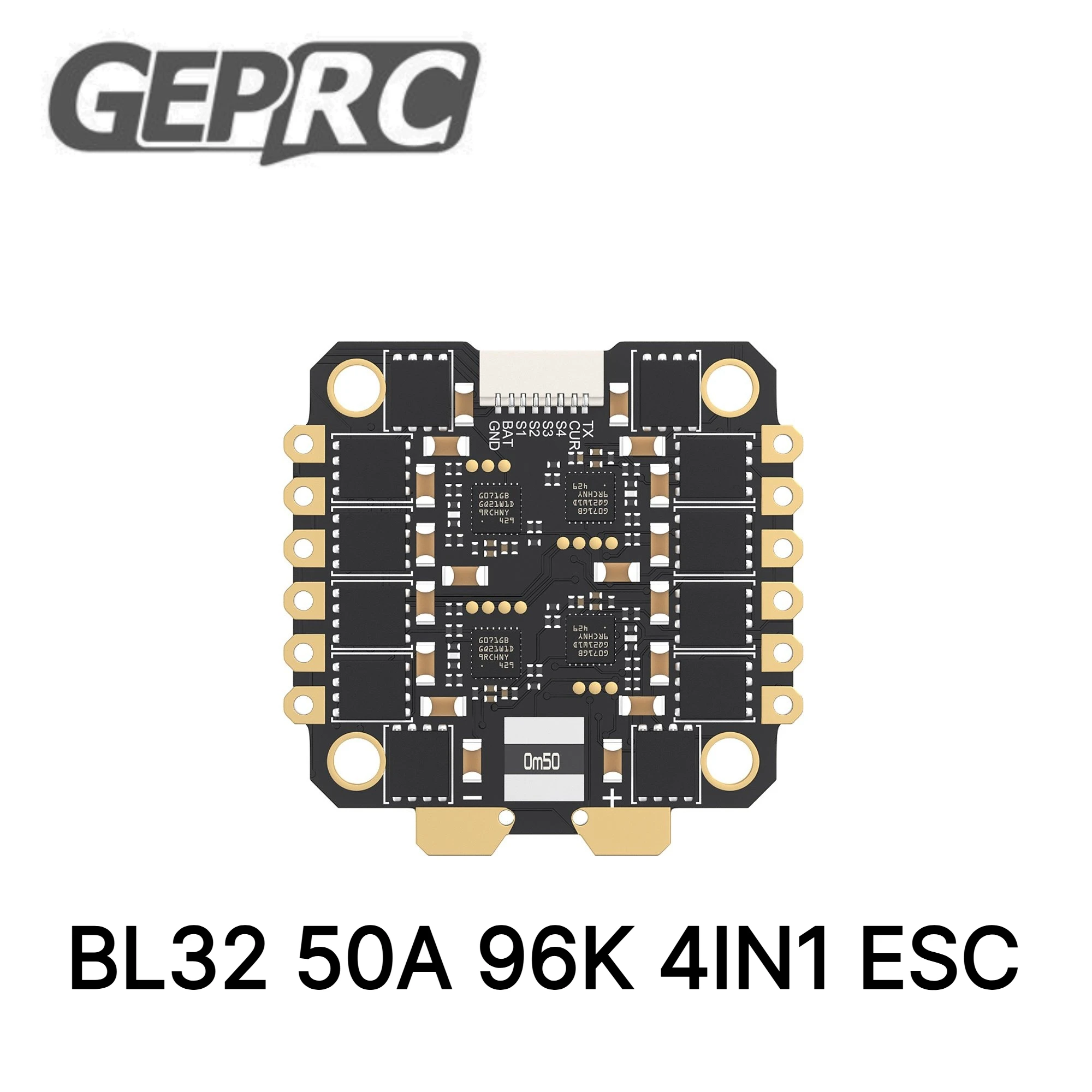 GEPRC GEP-BL32 50A 96K 4IN1 ESC 55A Burst Telemetry Dshot150/300/600 30.5mm Mount Hole Upgrade Replacement Part for FPV Drone
