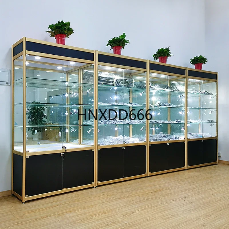 Luxury jewelry counter handicraft display cabinet display shelf