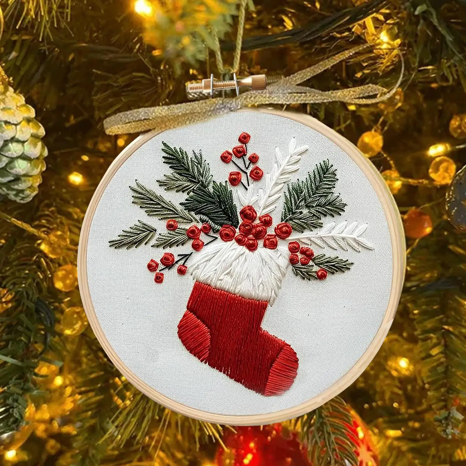 

Наборы для вышивания для взрослых, рождественский чулок, набор для вышивания, рукоделие ручной работы, для спальни, гостиной, в помещении