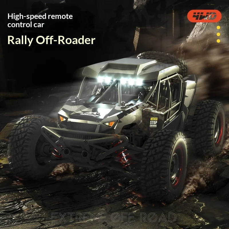 Scy 16106 4wd Remote Control Car With Led Off Road 4x4 Rc 50km/H High Speed Buggy Truck Super Desert Racing Toy  Holiday Gifts