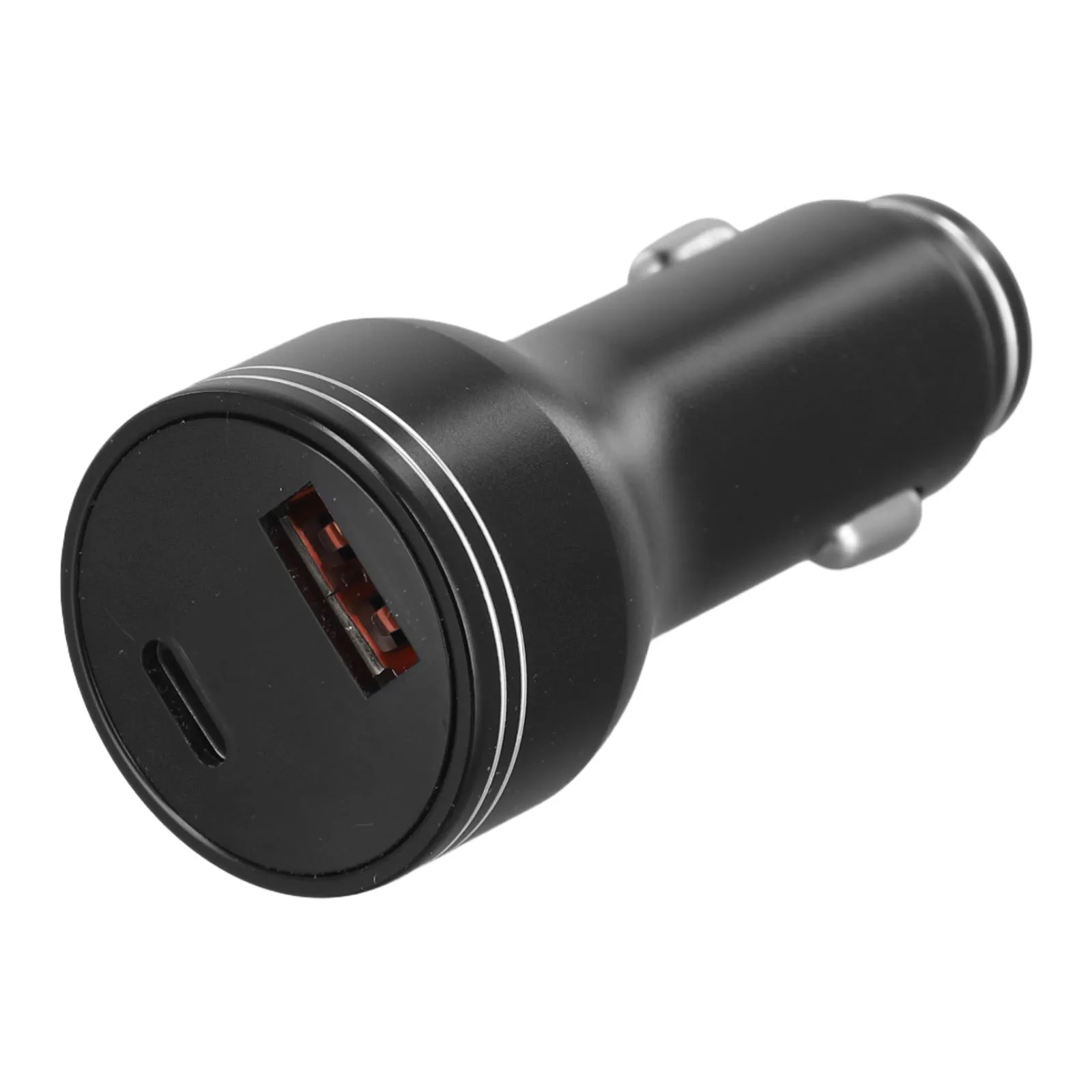 

For Cars For Laptops Digital Display Dual Port Output For Travel Aluminum Alloy Construction Automatic Overcharge Protection
