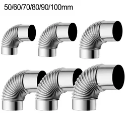 Elbow Chimney Pipe Stainless Steel Multi Flue Stove Pipe Outdoor Camping Chimney Chimney Liner Heater Exhaust Pipe Connector