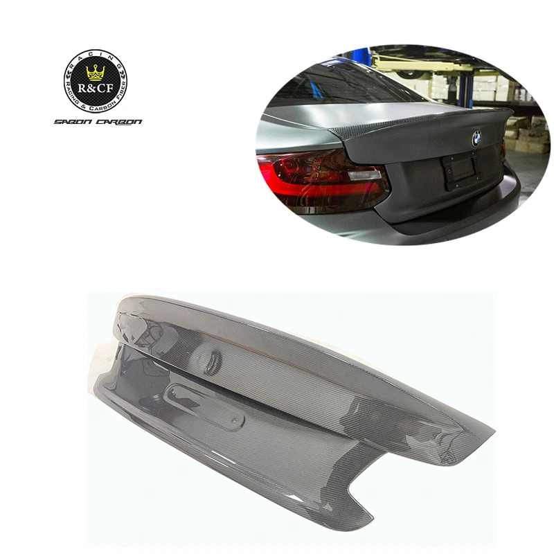 CLS style  Carbon Fiber Rear Boot Trunk for BMW 2 Series F22 F87 M2 M2C Coupe M235i 2-Door 14-19