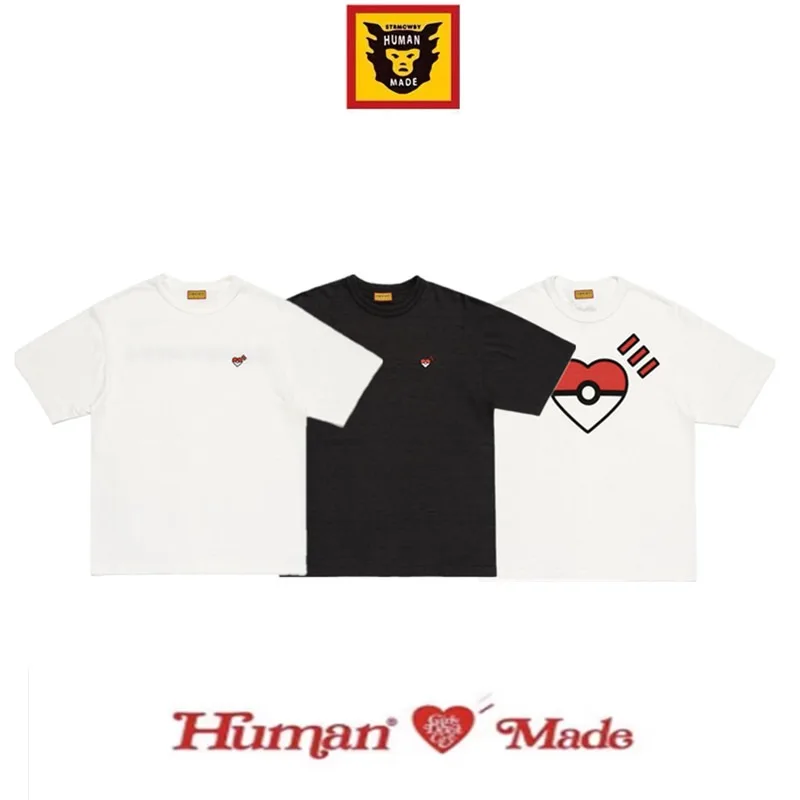 human-made-25ss-pokemon-love-ball-t-shirt-heart-embroidery-tee-for-unisex