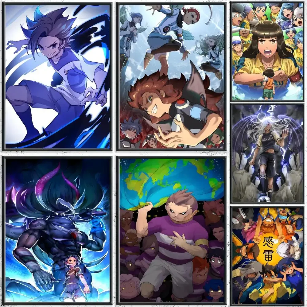 Trending Anime I-Inazuma ElevenS Poster HD Self-Adhesive No Residue After Removal Ideal for All Kinds of Wall Decor