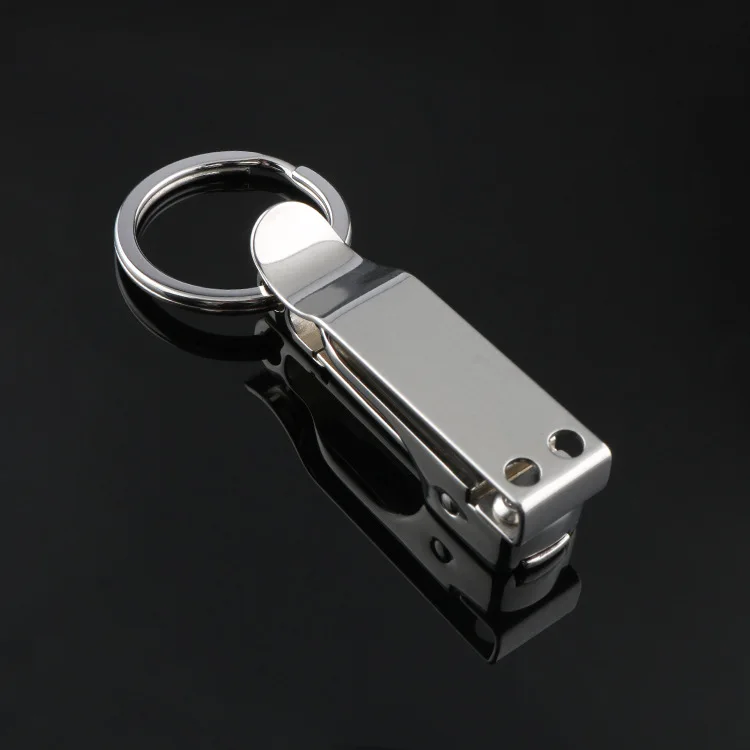 Men 304 Stainless Steel Belt Clip Keychain Creative Waist Buckle Car Key Holder Premium Metal Key Hook for Waist Hanging