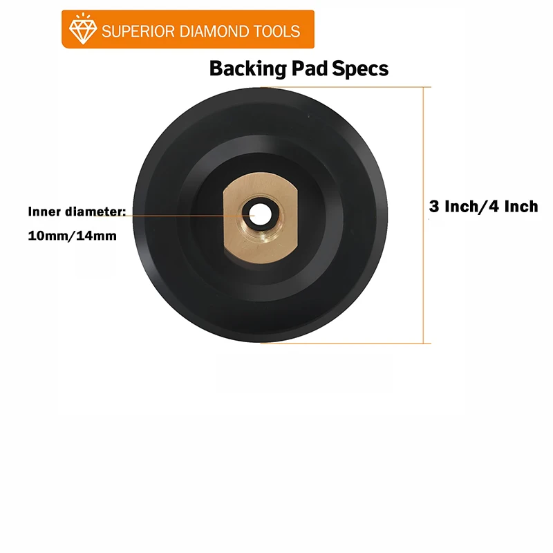1/2/5pcs Rubber Backing Pad 3/4 Inch Rubber Polishing Pad Backing Self-adhesive Polishing Grinding Disc Holder For Angle Grinder