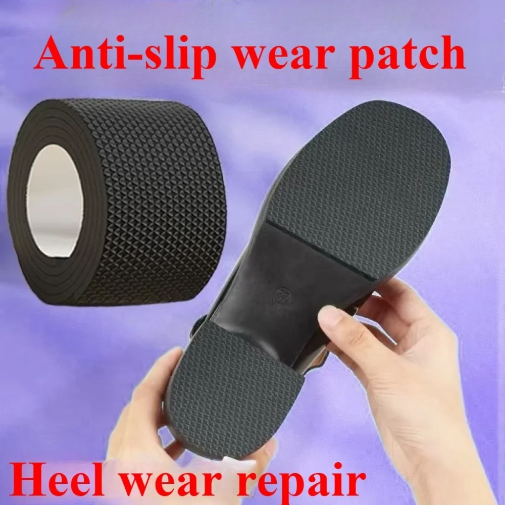 Self-Adhesive Shoe Sole Protector Non-Slip Noise-Reducing Repair Tape for High Heels Sneakers Sandals Anti-Wear Sticker