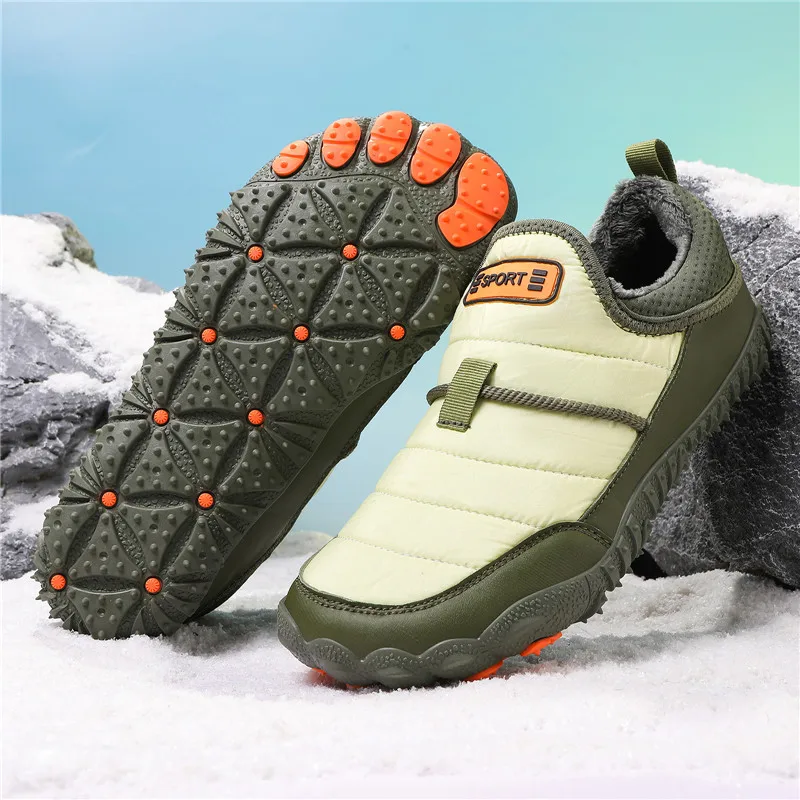 

Womens Mens Winter Snow Boots | Warm Ankle Booties with Arch Support | Zero Drop Sole |Wide Toe Box Walking Hiking Outdoor Shoes