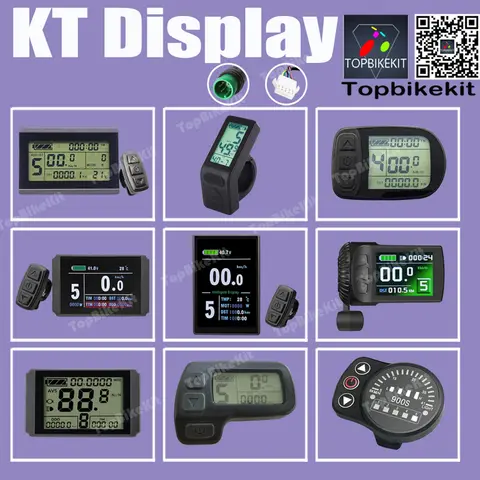 Ebike KT wyświetlacz LCD LED miernik 24V/36V/48V do roweru elektrycznego KT LCD3/4/5/8/9/10/11 LED890 LED900S wyświetlacz KT