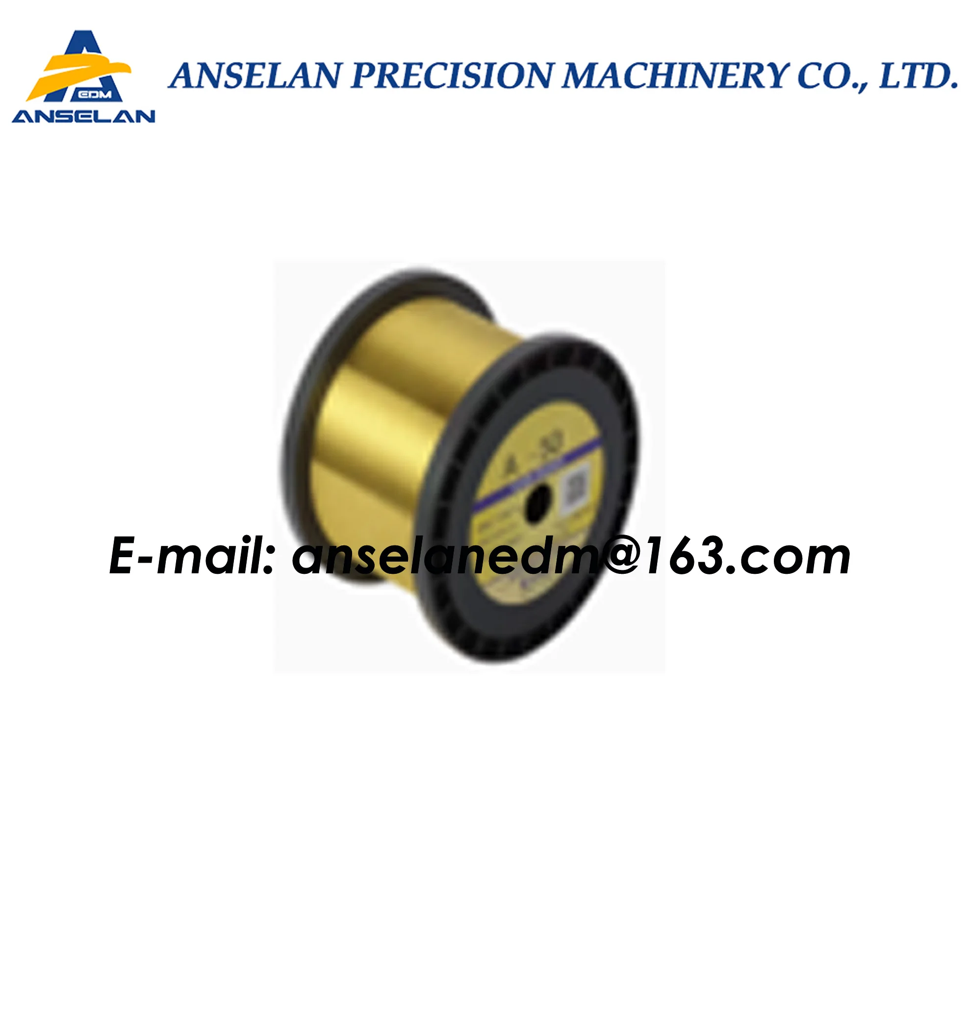 

Ø0.05mm Brass Wire, Length 5000 meters per spool, for Wire-Cut Machines
