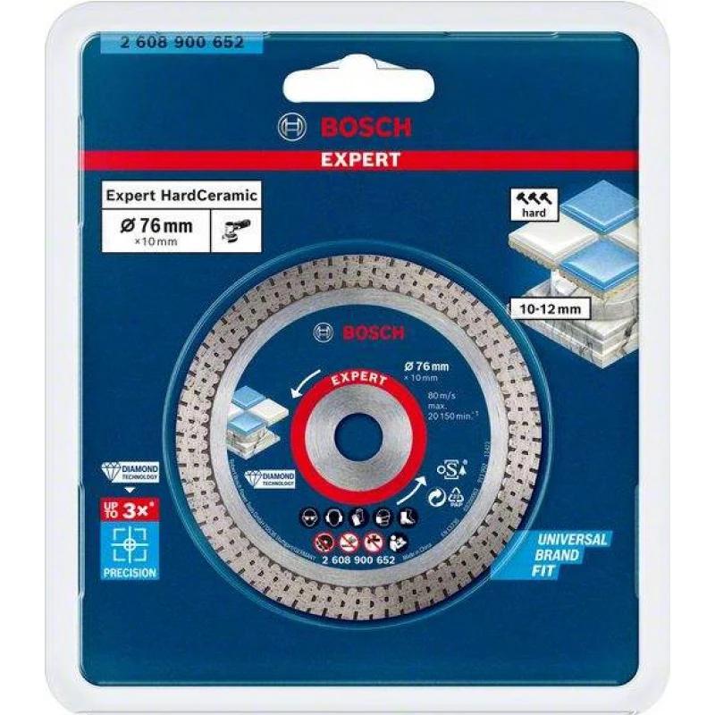 Bosch 2608900652 Professional 1x Expert 76 mm Diamond Cutting Disc Ø 76 mm Angle GrinderPower Tool Accessories