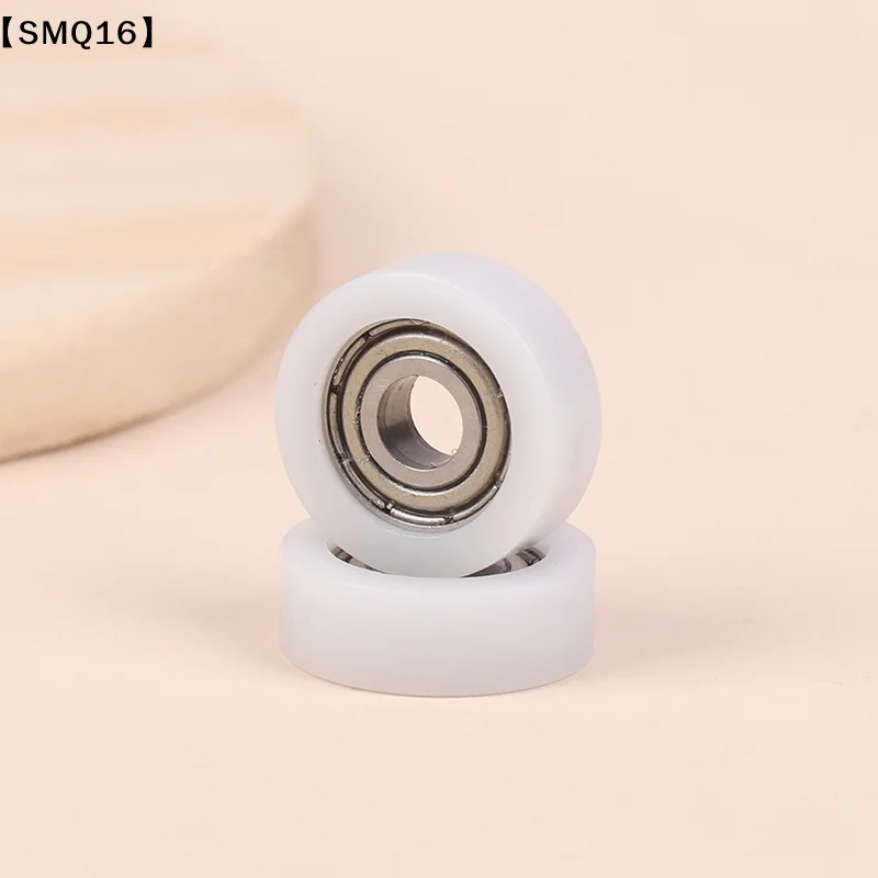 5*17*6mm Nylon Plastic Roller Guide Wheel 695zz Bearing Wheel POM Drawer Window Door Pulley Roller【SMQ】
