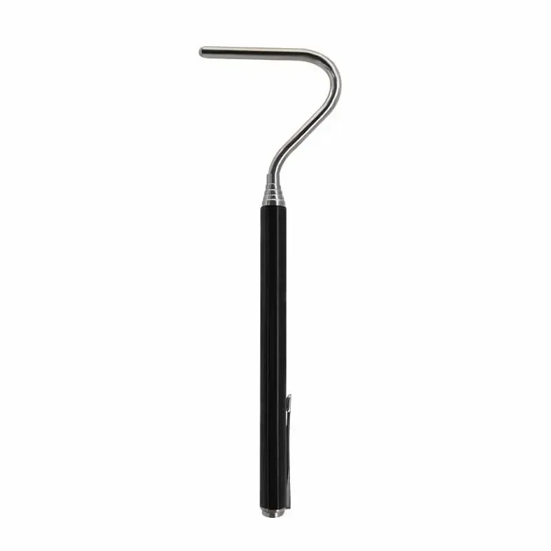 Ganchos de serpiente profesionales, herramientas de captura de serpiente de acero inoxidable, accesorios de gancho retráctil, ganchos de serpiente de 17-67cm, suministros para reptiles