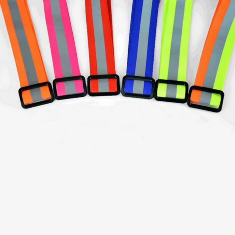 Unisex Night Running Suspender, Suspensórios Masculinos Reflexivos, Ajustável Colorido, Luminosos Aparelhos Largos, Cinto Desportivo Juventude, 1Pc