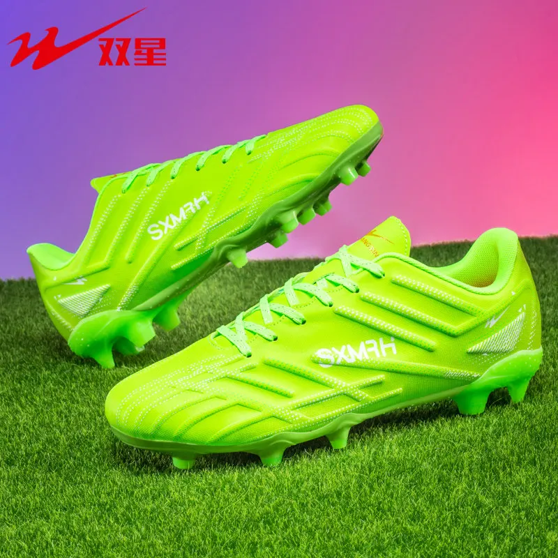 

Fashion Men Football Boots Trendy Appearance, Anti-slip Cleats, Breathable Soccer Shoes for Play and Daily Wear
