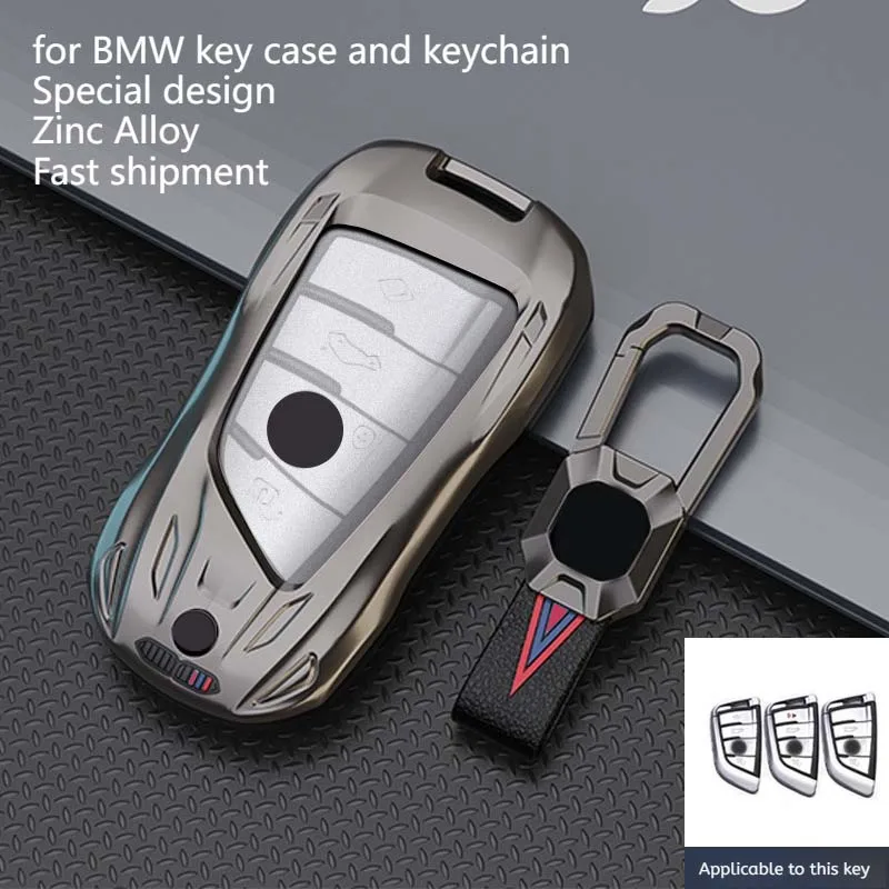 

Zinc Alloy Car Key Case Cover Fob for BMW X1 X3 X4 X5 F15 X6 F16 G30 7 Series G11 F48 F39 520 525 f30 118i 218i 320i Accessories