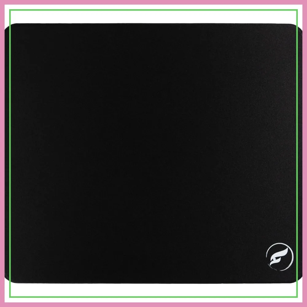 

Hybrid Smooth Cloth Gaming Mouse Pad - XL 19x16.5in, Stitched Edges, Non-Slip Base, Black