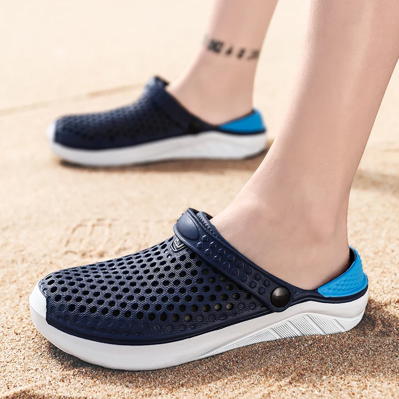 Sandali da spiaggia estivi Unisex zoccoli da donna pantofola da uomo infradito piatto antiscivolo per donna