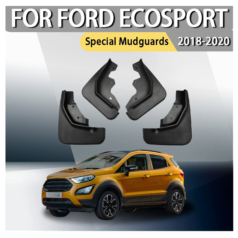 

For Ford EcoSport Special Mudguards 2018 2019 2020 Fender Car Mudguard Refit Rear Tire Fender Special Decoration Car Tire Fender