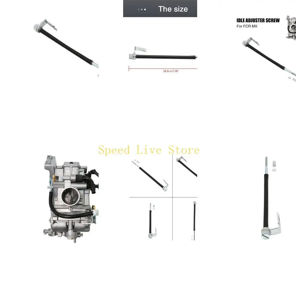 

547C Трос с винтом регулировки холостого хода для карбюраторов FCR MX 021-745