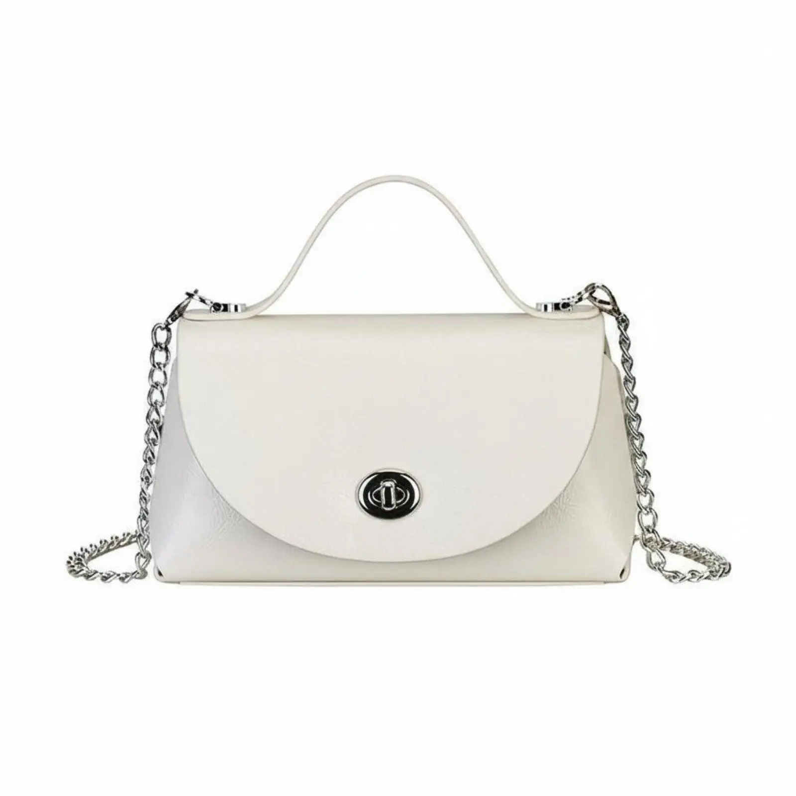 High-end PU Leather Women Handbag Small Shoulder Purse Convertible Cross Body Bag for Girls School Shopping
