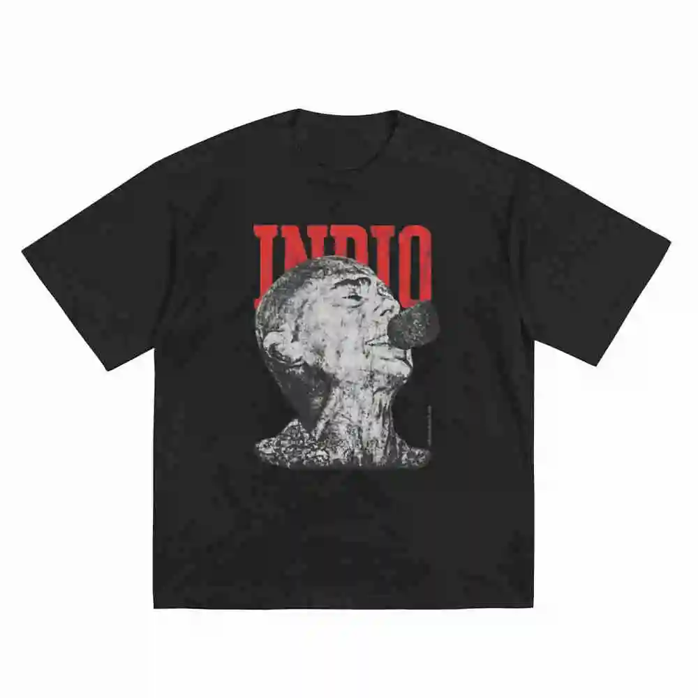 Indio Solari Patricio Rey y sus Redonditos de Ricota Argentine Rock Short Sleeve Tee 100% Cotton T-Shirt