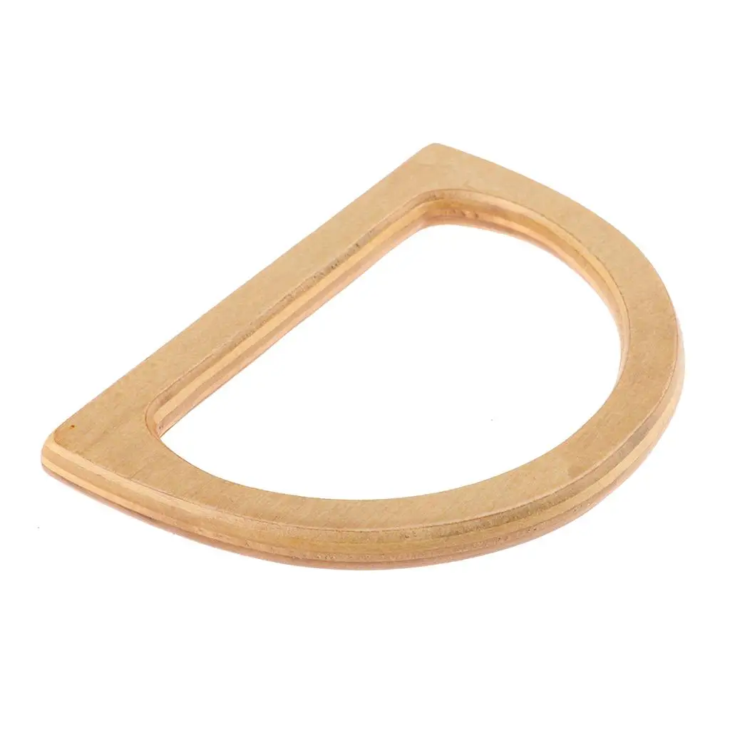 

1 Piece of Solid Slippy Wooden Handles Handmade Bag Handbags