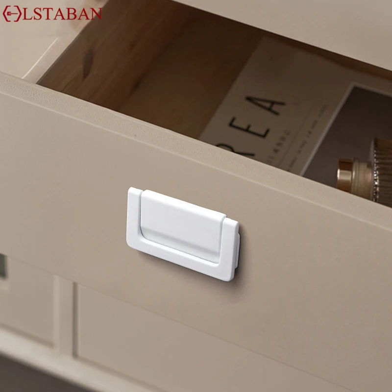 Modern Simple White Long Cabinet Handle Kitchen Cupboard Furniture Length Door Handle  Wardrobe Closet Hardware Drawer Pull Knob