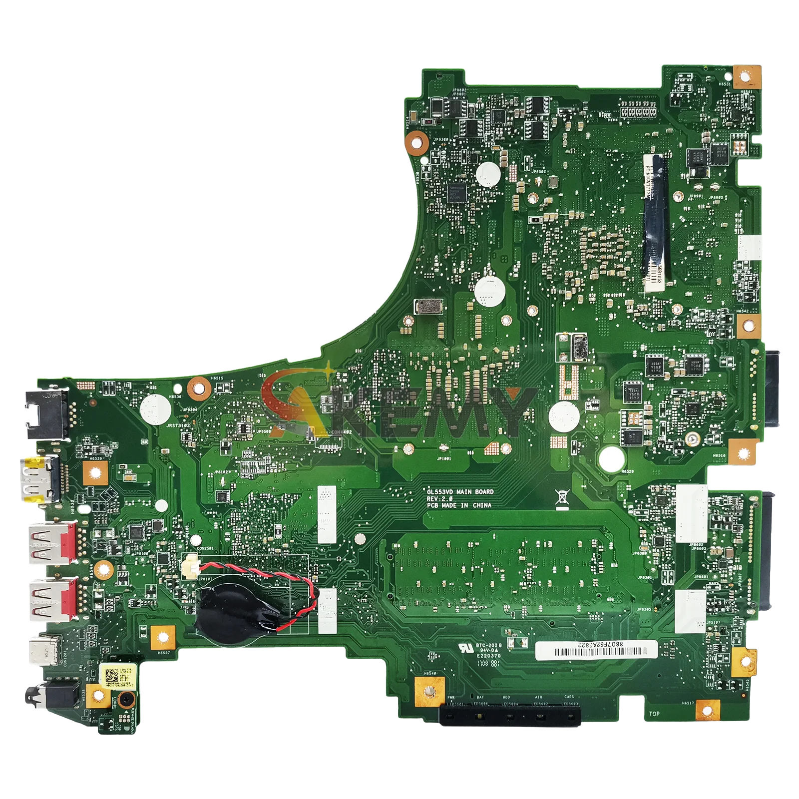 GL553VD Laptop Motherboard Für ASUS ROG FX53VW ZX53V GL553V GL553VE ZX63V FZ53V ZX53VW GL553VD Mainboard Mit I5 I7 CPU tests OK