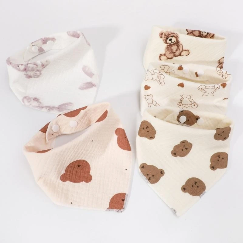 Toalla limpieza para bebés M76C, toallitas algodón para Saliva, toallas faciales absorbentes fuertes para bebés, toallitas